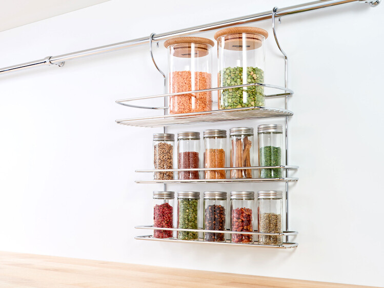 Cucina Ordinata con il Porta Spezie Ideale - Eleganza e Funzionalità